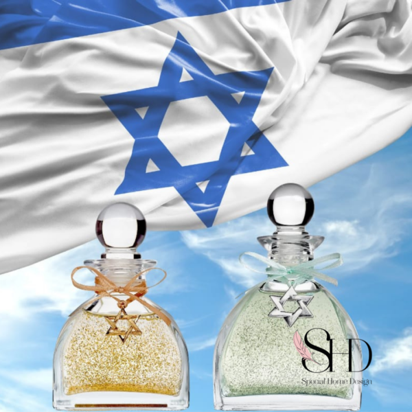 ⁦מפיץ ריח נצנץ כסוף-מגן דוד⁩ – תמונה ⁦3⁩