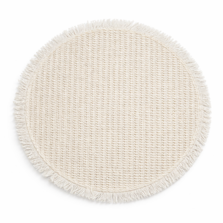 פלייסמנט דריה לבן עגול