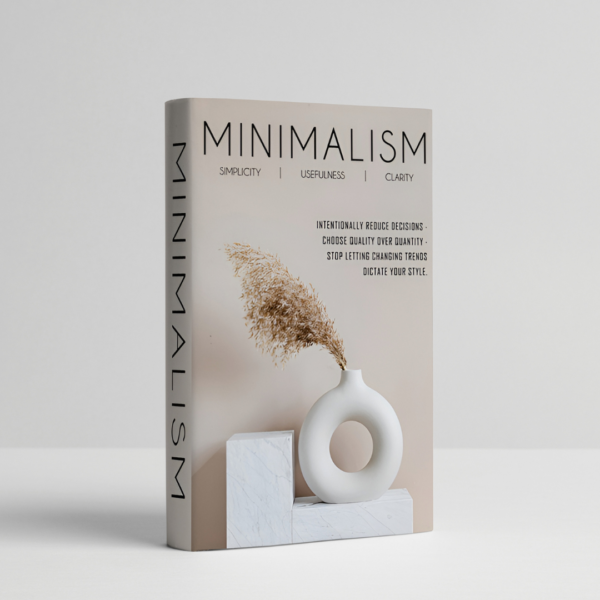 קופסת ספר-MINIMALISM