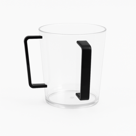 נטלה אקריליק ידיות שחורות