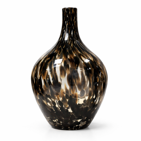 אגרטל זכוכית לאופרד שחור