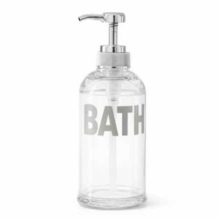 דיספנסר אקרילי BATH כסף