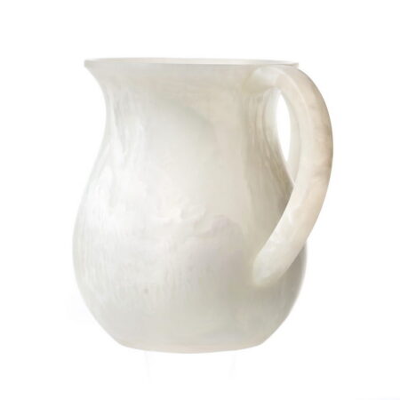 נטלה לנטילת ידיים פולירזין לבן 14 ס״מ