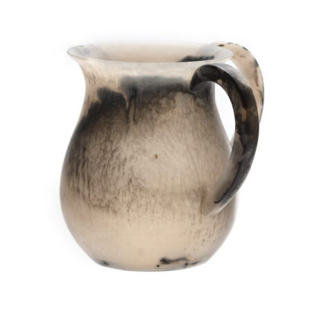 נטלה לנטילת ידיים פולירזין בגוון אפור־שמנת טבעי