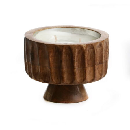 נר ריחני עץ sandalwood patchouli על רגל